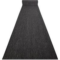RugsX Sisal Sion Runner in Black | Size: 70 cm x 170 cm
