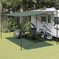Berkfield Home Tent Carpet 250x400 cm HDPE Green in Black