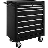 tectake Tool Chest in Black