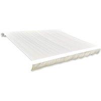 Berkfield Home Awning Top Sunshade Canvas Cream 500x300 cm in Beige