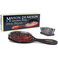 Mason Pearson Medium Bristle & Nylon Junior Hair Brush in Black