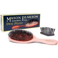 Mason Pearson Medium Bristle & Nylon Junior Hair Brush Pink