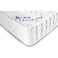 Maxitex Nirvana Pocket Sprung Mattress in White | Size: Small Double
