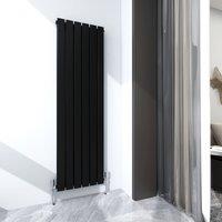 MCC Direct Designer Flat Panel Double Radiator 1600x408 Black