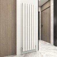 MCC Direct Designer Flat Panel Single Radiator 1600x408mm White | Size: 1600x408