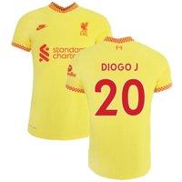 Liverpool 2021 - 2022 3Rd Shirt - Diogo J. 20 in Yellow | Size: Small