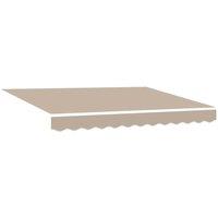 Berkfield Home Awning Replacement Fabric for 3.5x2.5 m Frame Beige