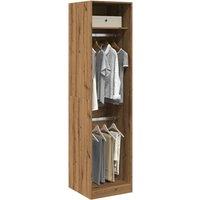 Berkfield Home Wardrobe Artisian Oak 50x50x200 cm Engineered Wood in Brown | Size: 50 x 50 x 200 cm
