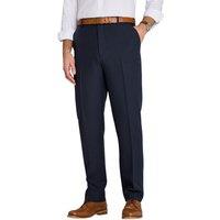 Chums Men's Easy Care Twill Side Elasticated Work Trousers with 2 Side & 1 Back in Navy | Size: 44S
