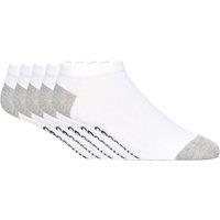 Crosshatch Men's Vitalwhite Trainer Socks 5 Pack in White