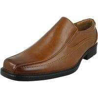 Thomas Blunt Men's Comfort Slip On Formal Shoe with Cushioned Insole in Tan | Size: 11