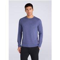 Animal Men's Soft Lightweight Casual Long Sleeve Tee Comfy Quick Dry Active T-Shirt in Blue | Size: XL