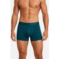 Panos Emporio Men's Three pack base bamboo boxer in multi blue & elastic waist in Mid Blue | Size: Small