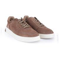 Off the Hook Men's Henley Suede Leather LowTop Trainers in Light Brown | Size: 10
