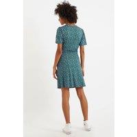 Louche Women's Frankie Bubble Pop Wrap Mini Jersey Dress | Size: 10