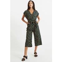 Louche Women's Ady Pineapple Please Jumpsuit in Blue | Size: 10