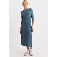Louche Women's Pheebs Firefly Print Jersey Midi Dress in Green | Size: 10