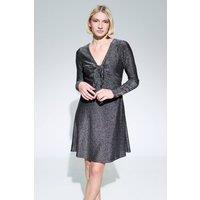 Louche Women's Sidney Sparkle Fit & Flare Mini Dress - Multi | Size: 12