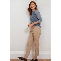 Kite Women's Crichel Cropped Twill Chinos in Beige | Size: 16