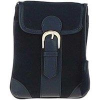 Ashwood Leather Women's 'Fascino Fatale' Soft Suede Leather Small Crossbody Bag in Navy