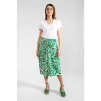 Hobbs London Women's Cassidy Skirt in Emerald | Size: 6
