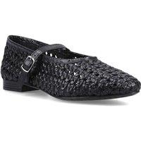 Hush Puppies Women's Delaney Woven Mary Jane in Black | Size: 5