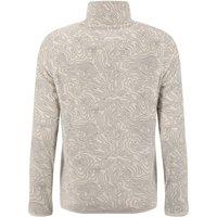 Weird Fish Women's Bridget Full Zip Printed Microfleece in Light Grey | Size: 8
