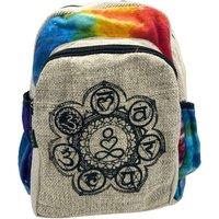 KDMD Women's 7 Chakra Tiedye Hemp Backpack - Stylish, Durable &