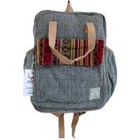 KDMD Women's Hemp Adventure Backpack - Rugged & Versatile for Trekking & Travel in Grey