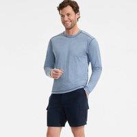 Lands' End Men's Quick Dry SPF50 Cargo Swim Shorts, 7-inch in Dark Navy | Size: Medium