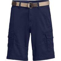Lands' End Men's Belted Cargo Shorts in Dark Navy | Size: 32