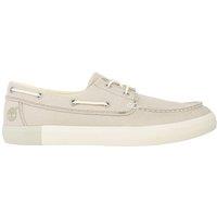 Timberland Men's Newport Bay 2 Beige Boat Shoes | Size: 8.5