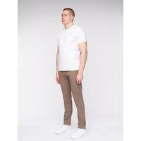 Henleys Edition Men's Slim-Fit 5-Pocket Stretch Chinos with Branded Hardware in Stone | Size: W38 L32