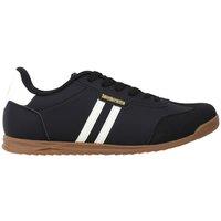 Lambretta Men's Tackle Black/White Trainers in Black | Size: 10