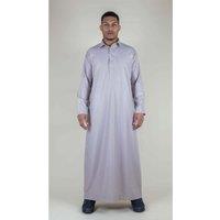 Thobez Men's Islamic Muslim Cotton Thobe Jubba in Beige | Size: 56R