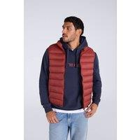 Animal Men's 'Light Cosi' Lightweight Water Resistant PFC Free Warm Padded Gilet in Red | Size: Medium