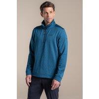 Craghoppers Men's Blake Half-Zip Insulating Active Fleece in Blue | Size: XL