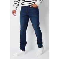 threadbare Men's 'Islington' Slim Fit Jeans With Stretch in Mid Blue | Size: 34R