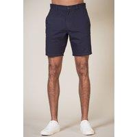 French Connection Men's Cotton Chino Shorts in Navy | Size: XL