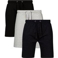 French Connection Men's 3 Pack Cotton Jersey Shorts in Black | Size: Large