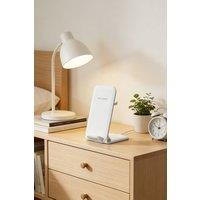 Living and Home 3-in-1 Wireless Charging Stand in White