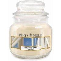 Prices Candles Small Jar Open Window Candle in White