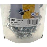JCP CONSTRUCTION PRODUCTS Metalfix Gash Point Screws 16mm - Box of 450 in Silver