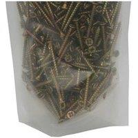 Unifix Chippy Woodscrews 5.0 x 100/66mm - Bag of 90 - Box of 450 in Yellow