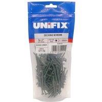 Unifix Decking Screws Pozi Csk Head Green Coating - Box of 500