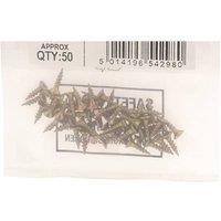 Unifix Chippy Woodscrews 3.5 x 25mm - Bag of 50 - Box of 250 in Yellow