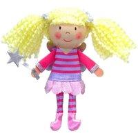 Fiesta Crafts Fairy Finger Puppet Fabric Interactive Fairy Toy with Wooden Head