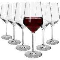 Argon Tableware Soho Crystal Red Wine Glasses - 520ml - Pack of 6 in Clear