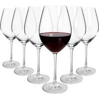 Argon Tableware Mayfair Crystal Red Wine Glasses - 650ml - Pack of 6 in Clear