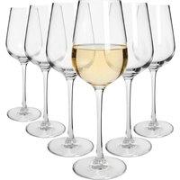 Argon Tableware Knightsbridge Crystal White Wine Glasses - 400ml - Pack of 6 in Clear